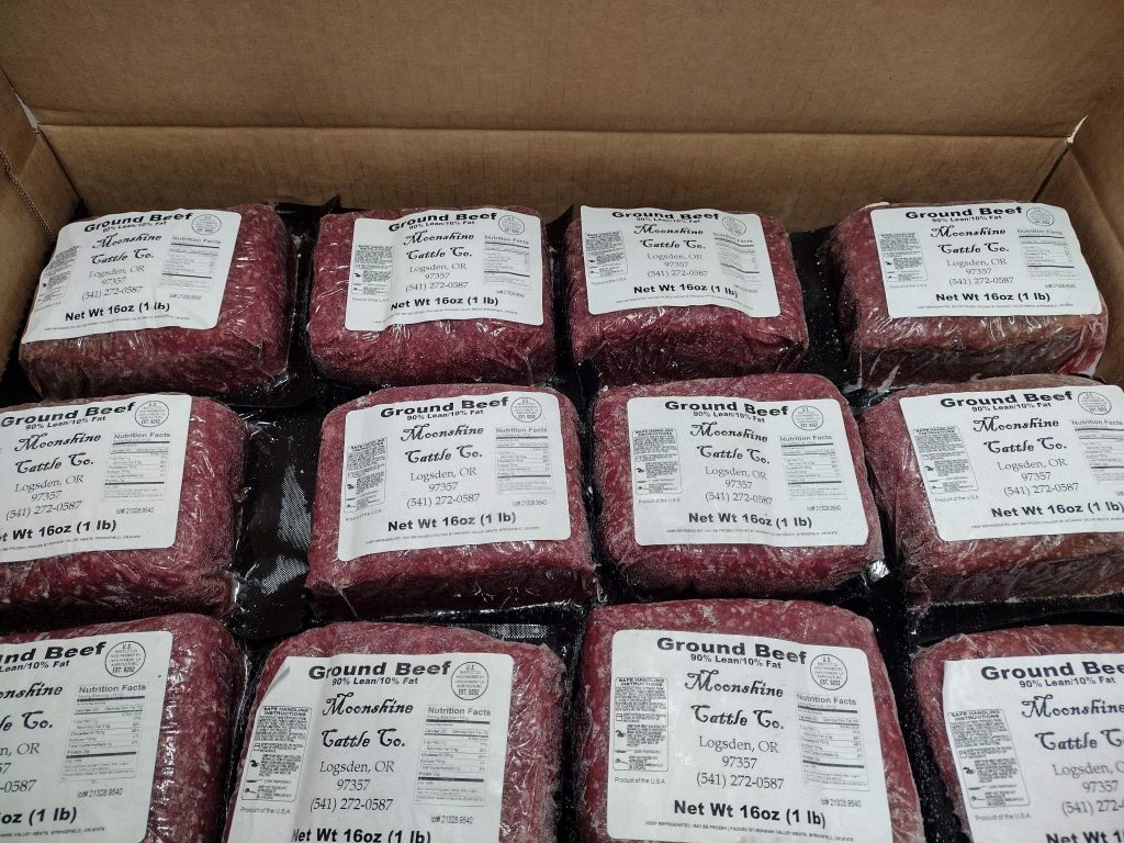 Ground Beef 8515 Extra Lean (36LB Box) Moonshine Cattle Company